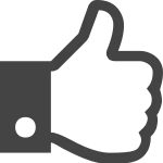 Thumbs Up O SVG Icon